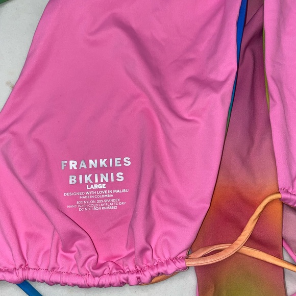 Frankie’s Bikinis - Bash Wrap Halter bikini set - Picture 6 of 6